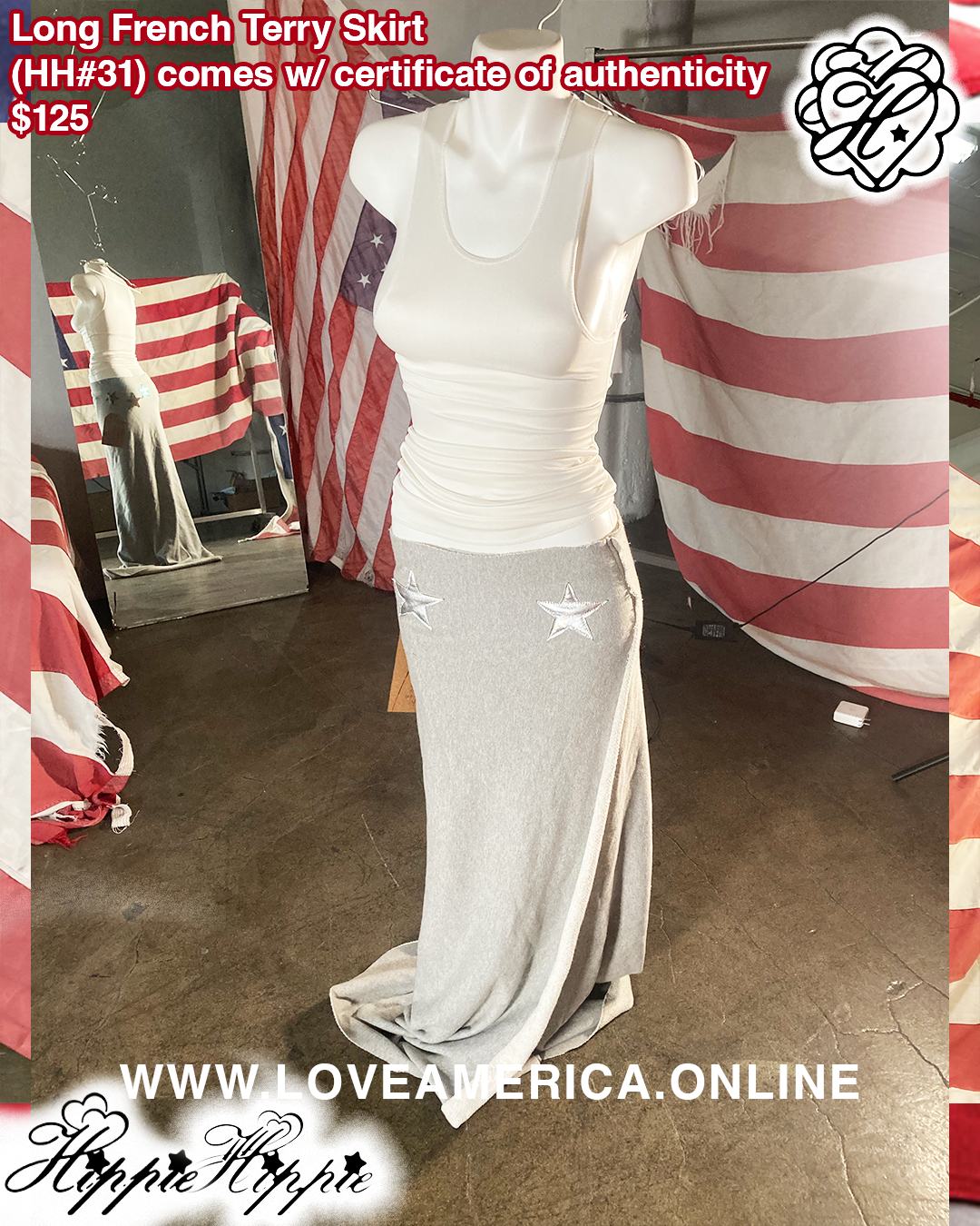 Long French Terry Skirt (๐๐#31)