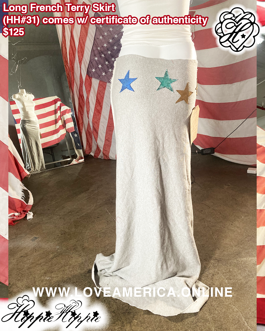 Long French Terry Skirt (๐๐#31)
