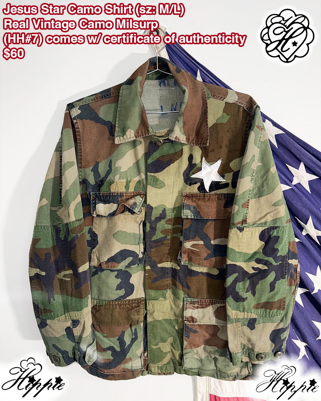 Jesus Star Camo Shirt (HH#7)