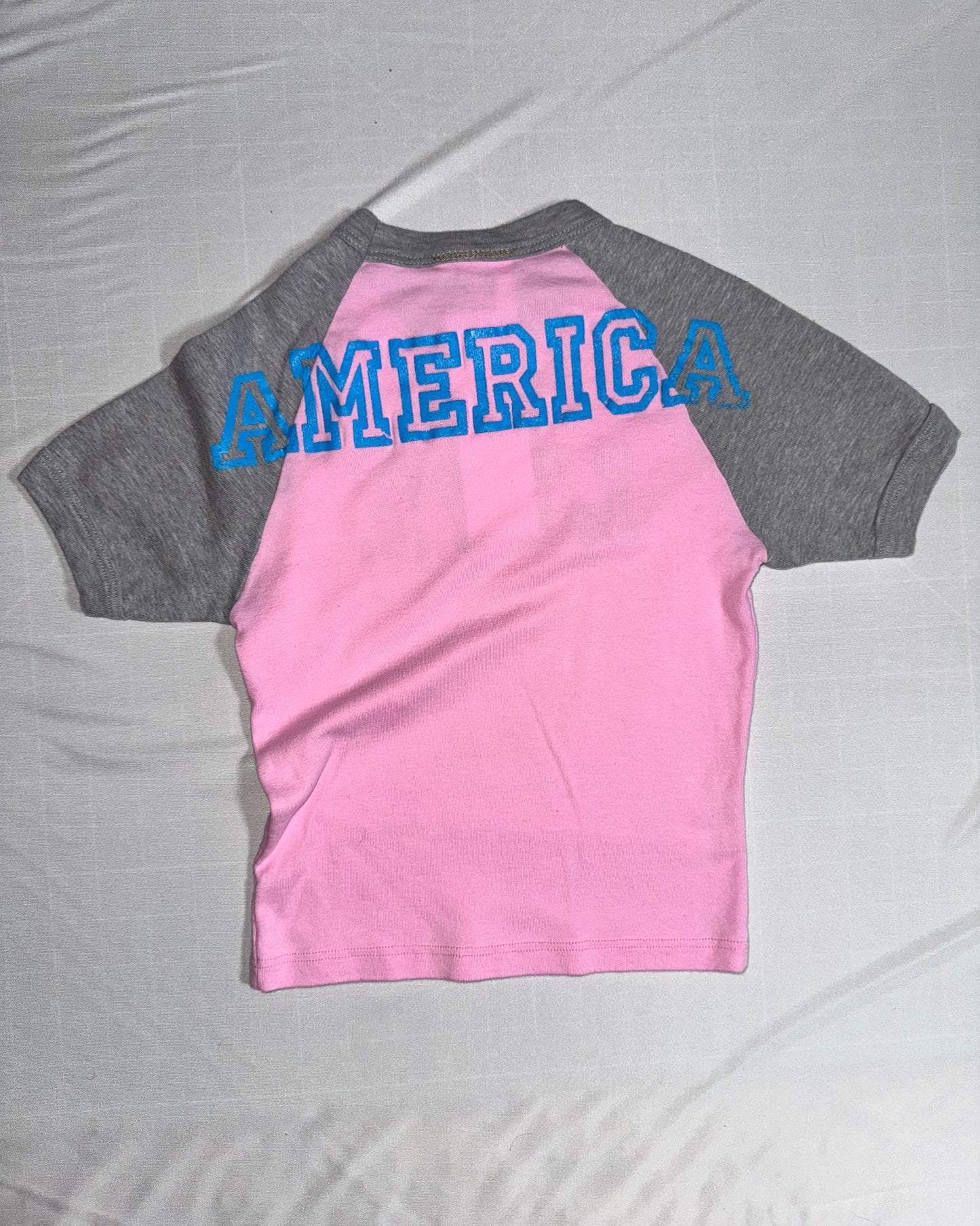 Love, America Pink Raglan