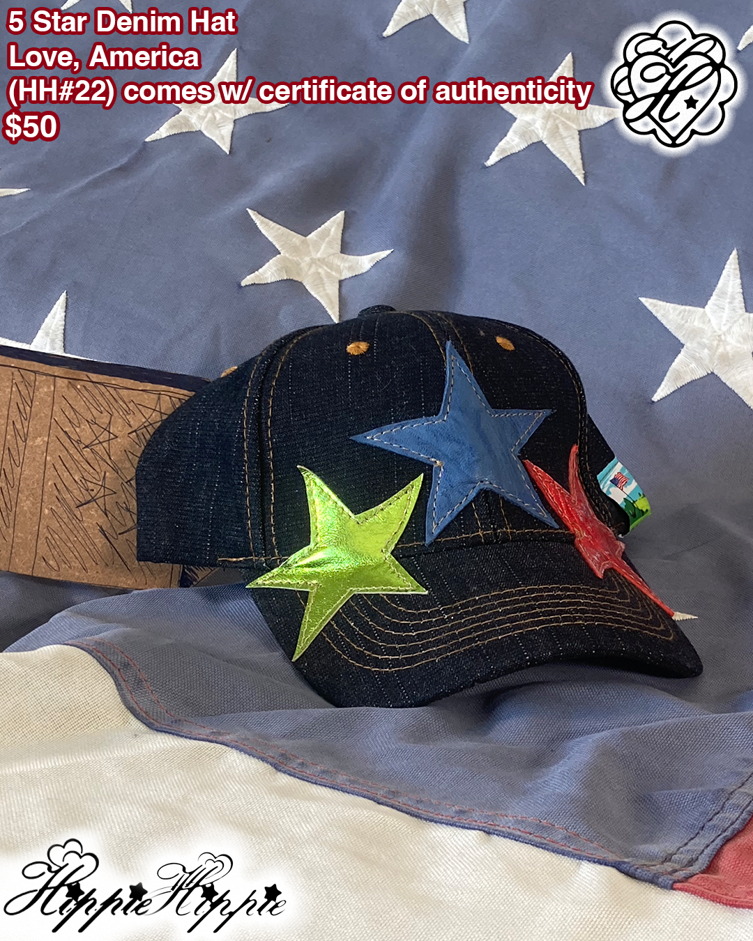 5 Star Denim Cap (๐๐#22)