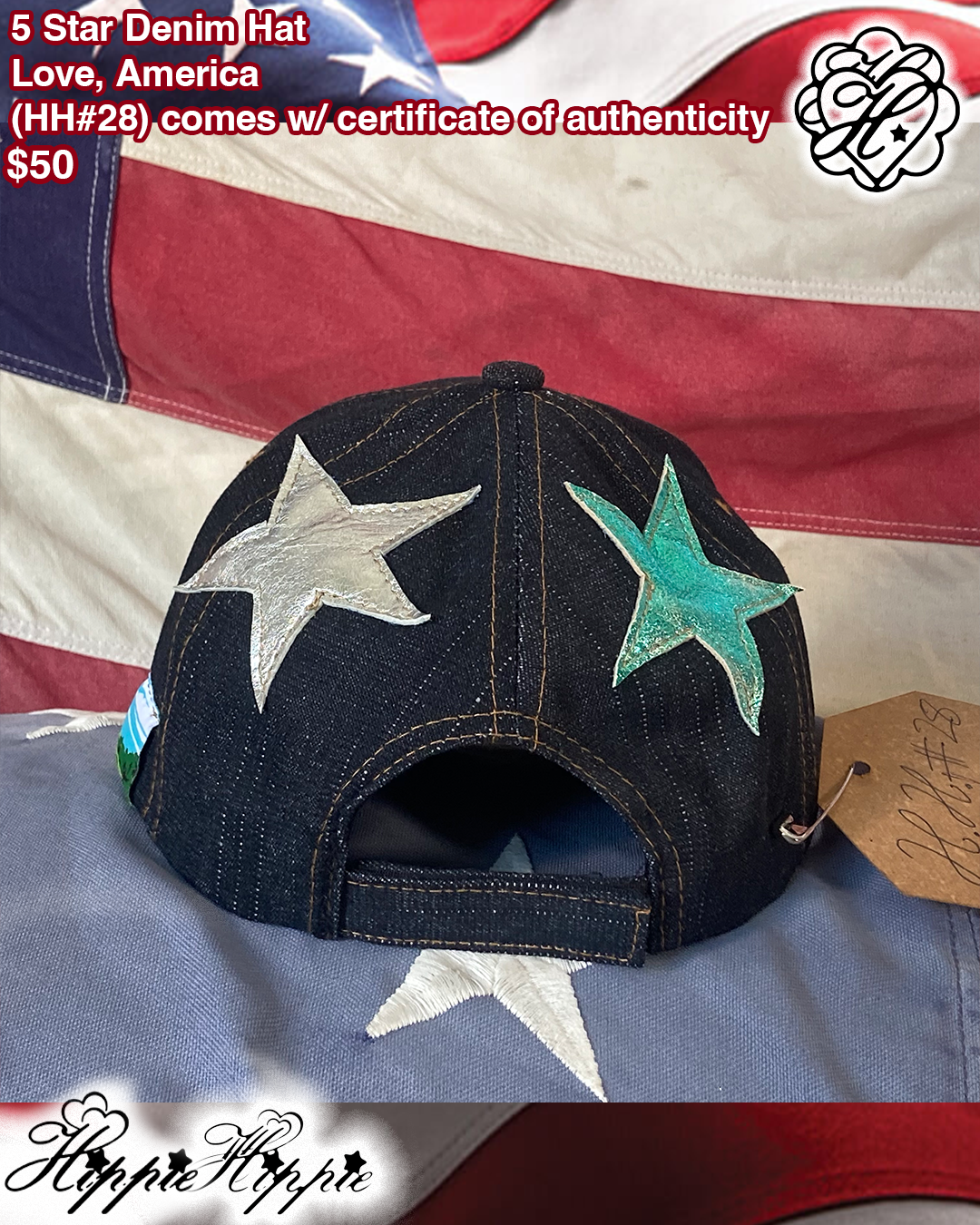 5 Star Denim Cap (๐๐#28)
