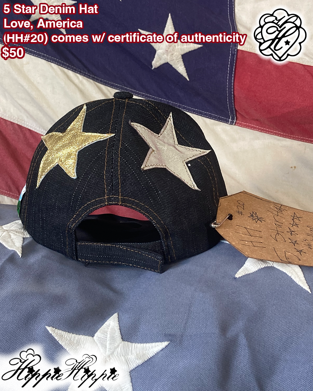 5 Star Denim Cap (๐๐#20)
