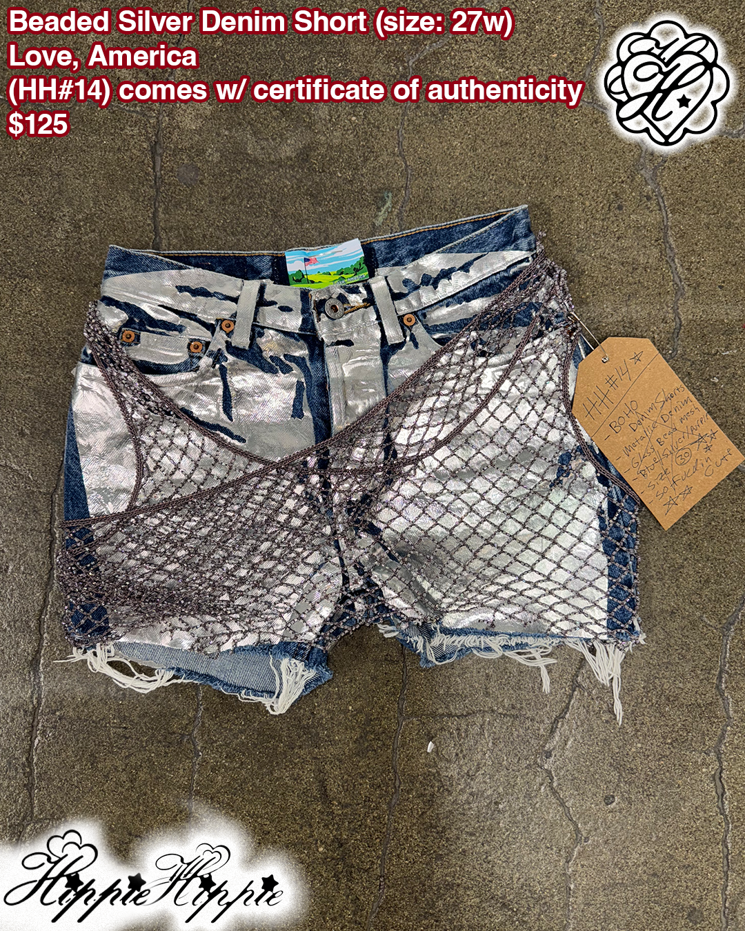 Beaded Boho Shorts ( ๐๐#14)