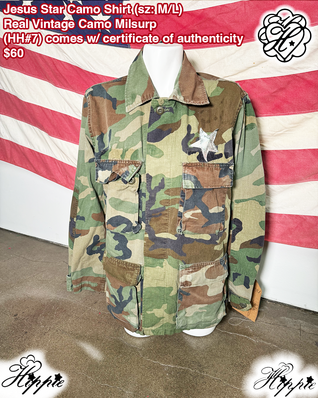 Jesus Star Camo Shirt (HH#7)