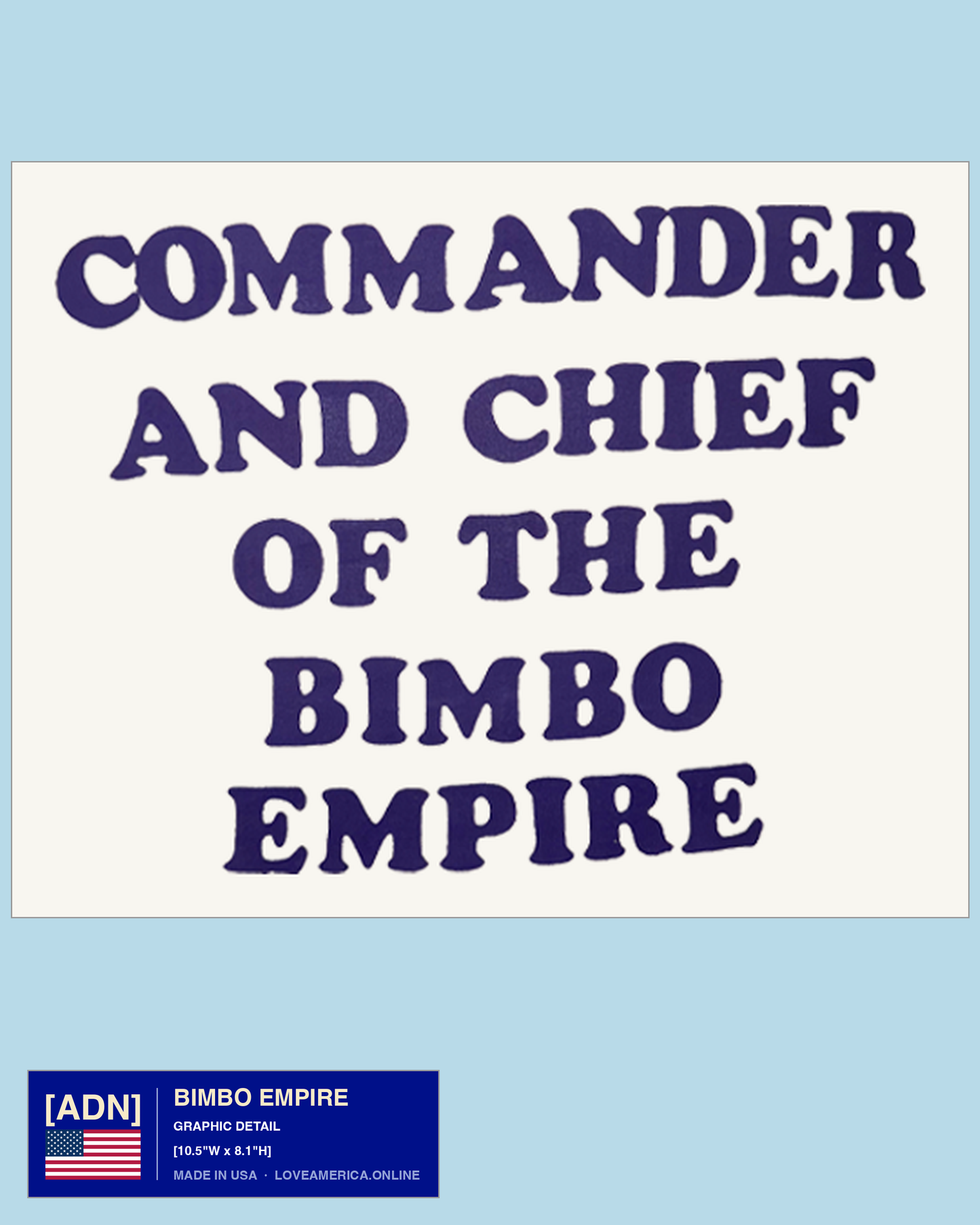 Bimbo Empire — graphic detail
