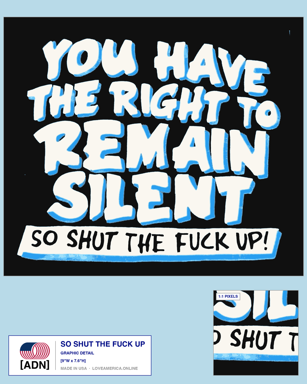 So Shut The Fuck Up graphic detail