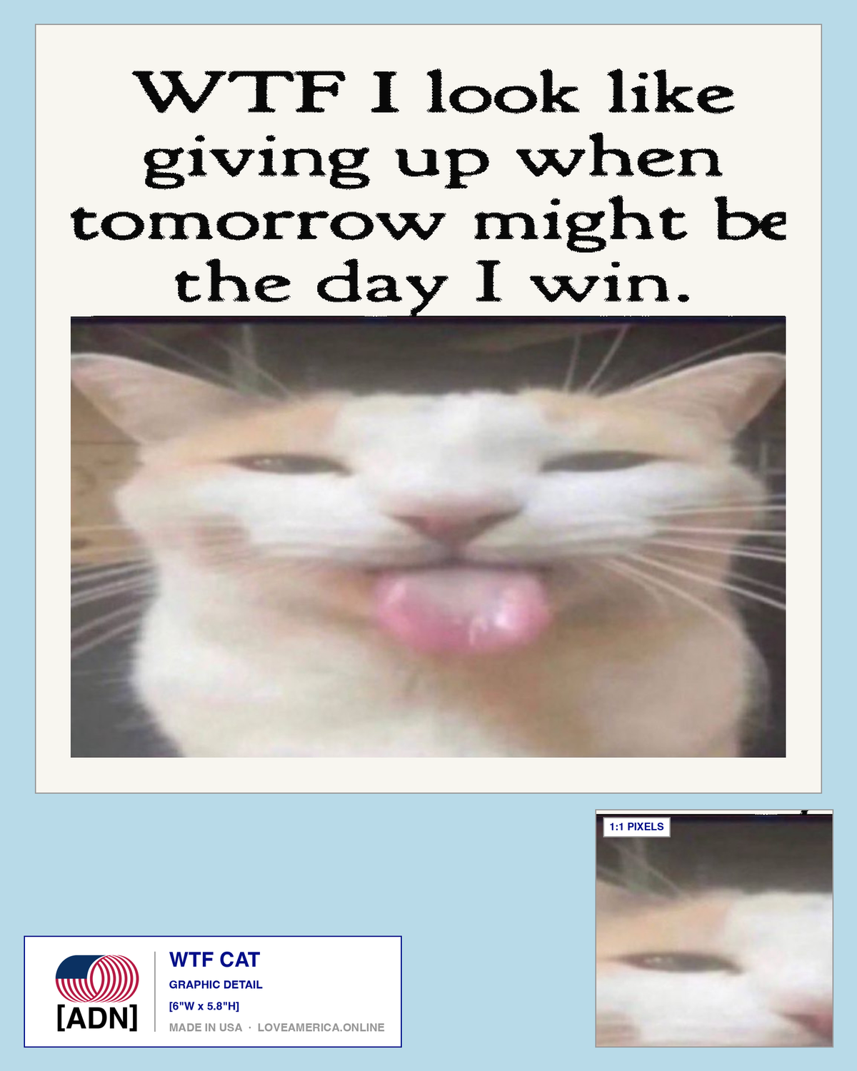 WTF Cat graphic detail