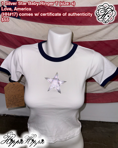 1 Silver Star Ringer Baby T ( 𝓗𝓗#17)