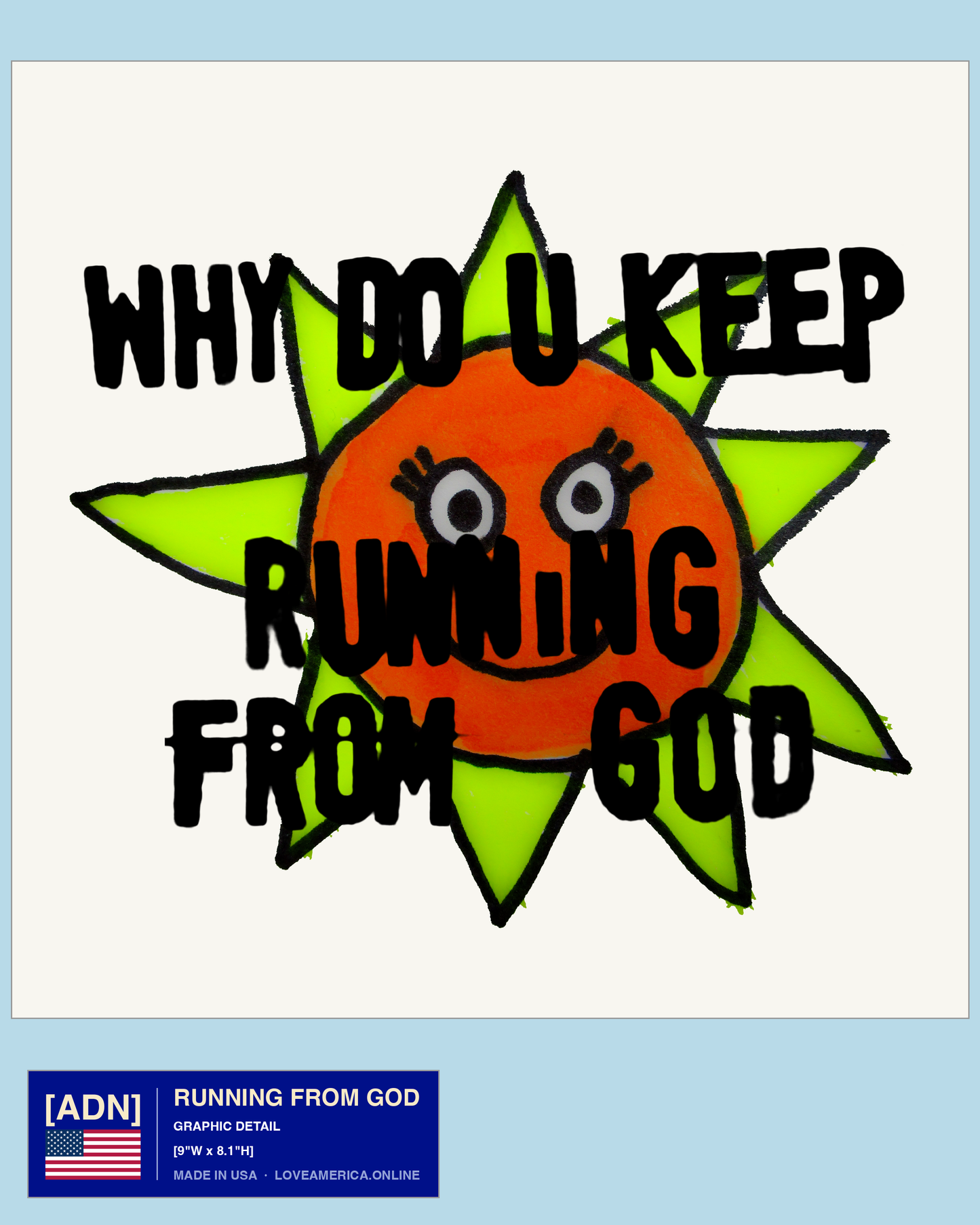 Running From God — graphic detail