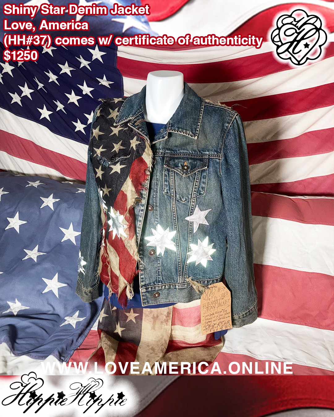 Shiny Star Denim Jacket (𝓗𝓗#37)
