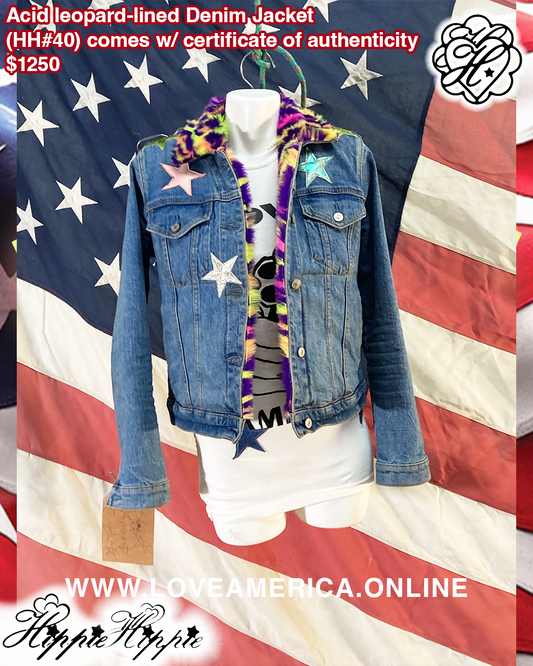 Acid Leopard Denim Jacket (𝓗𝓗#40)