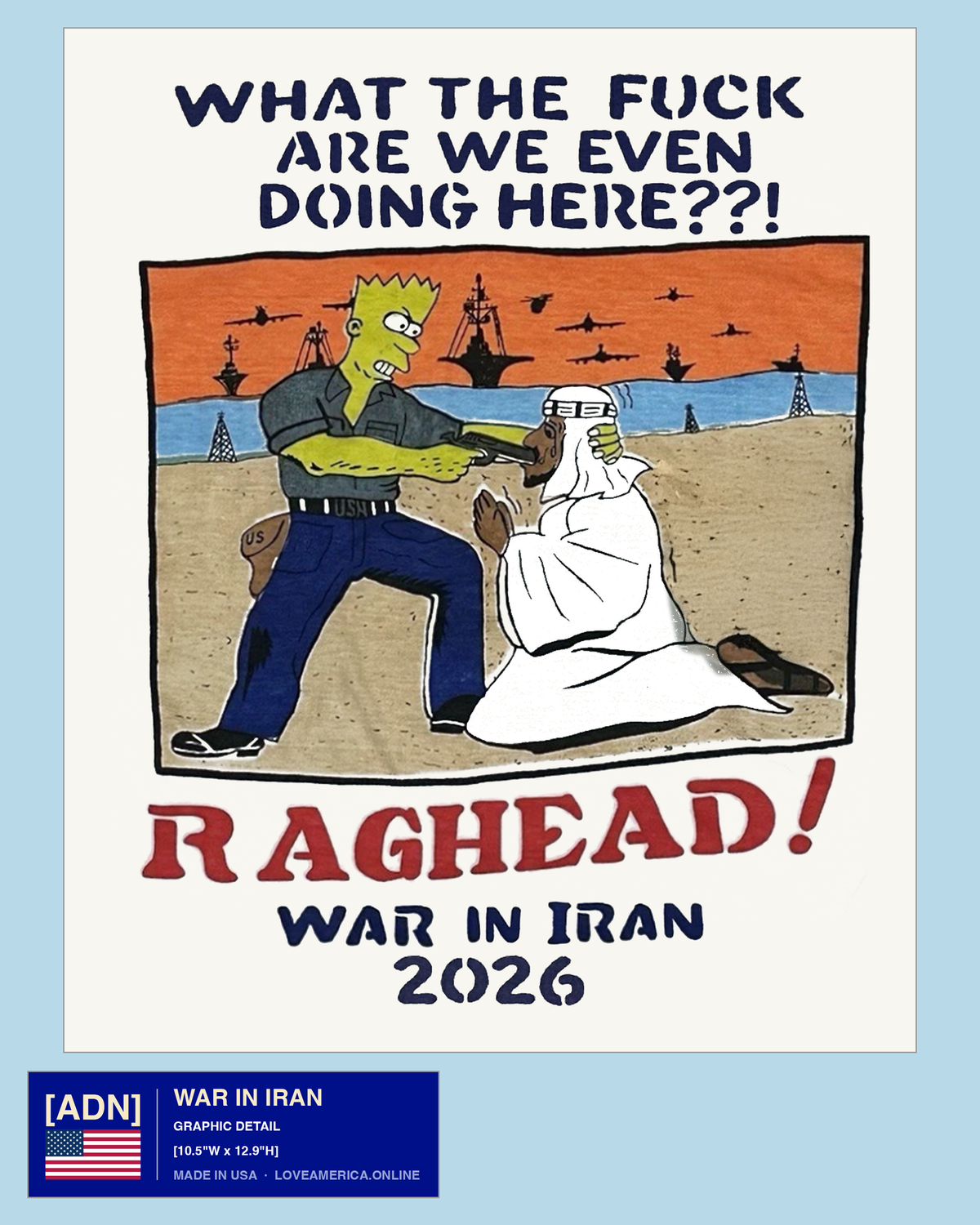 War In Iran — graphic detail