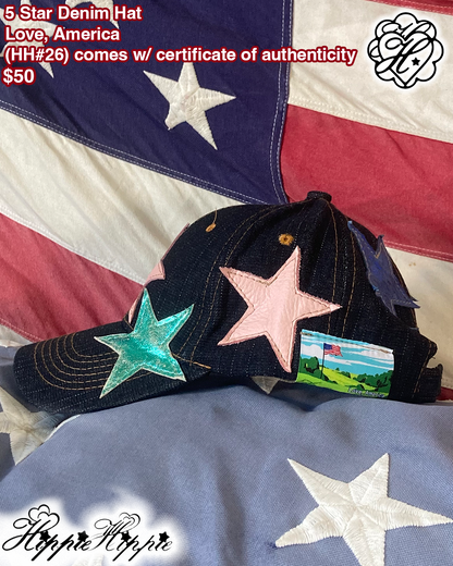 5 Star Denim Cap (𝓗𝓗#26)