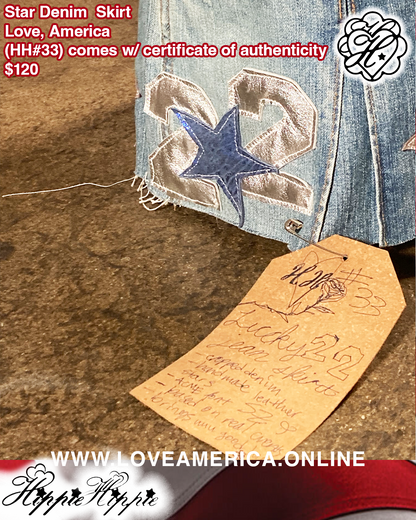 Star Denim Skirt (𝓗𝓗#33)