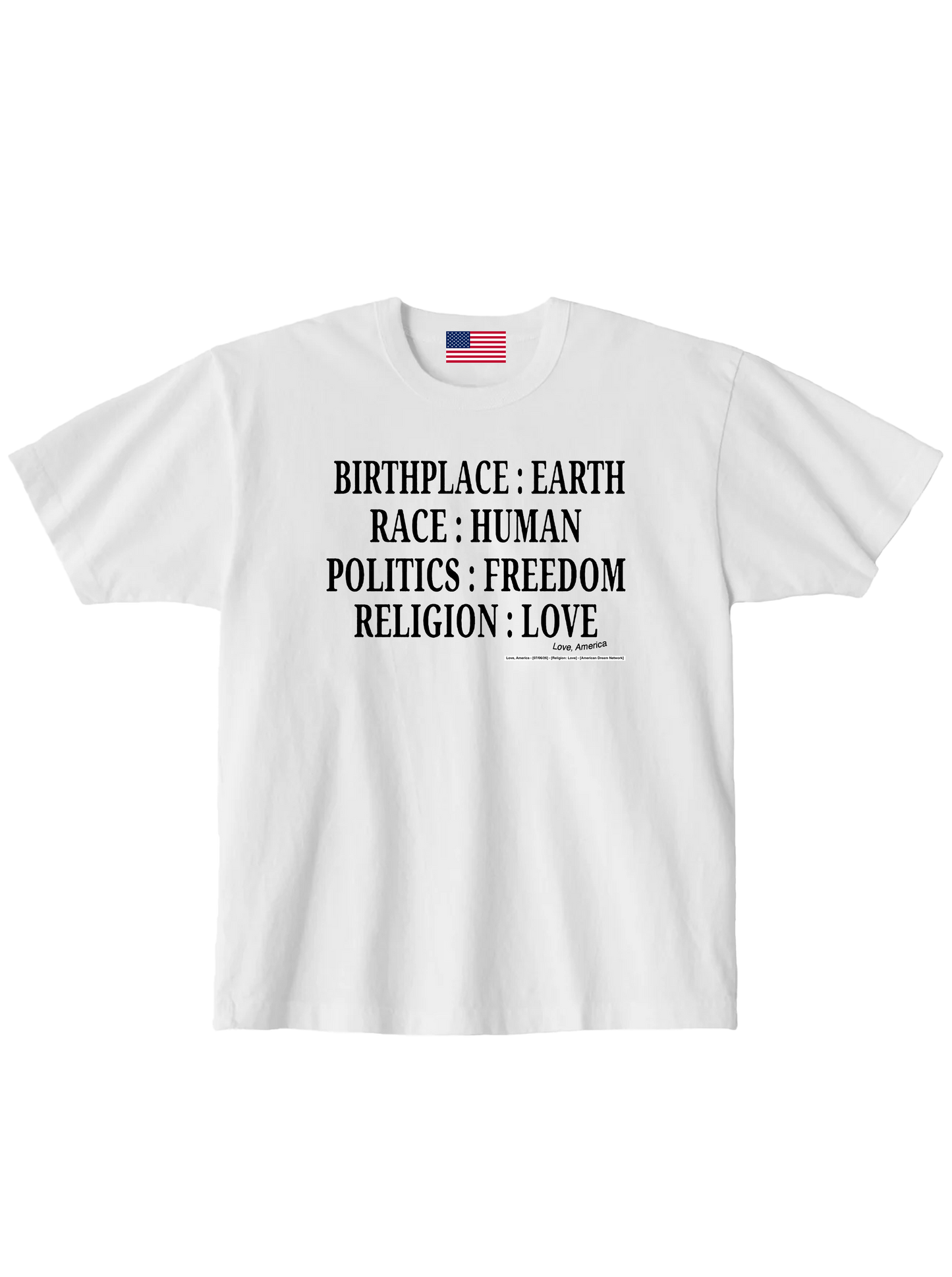 Religion: Love — Love, America