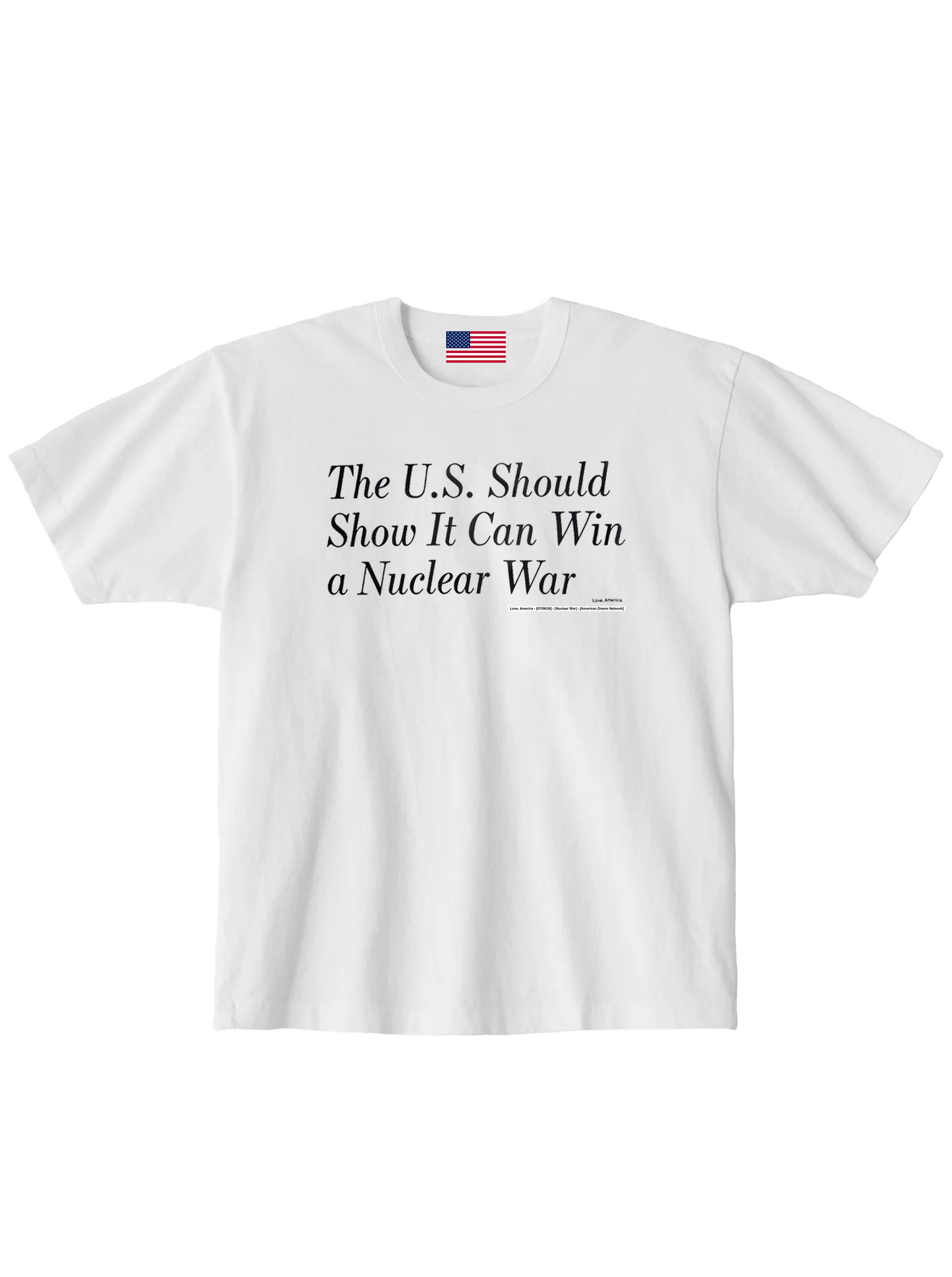 Nuclear War — Love, America