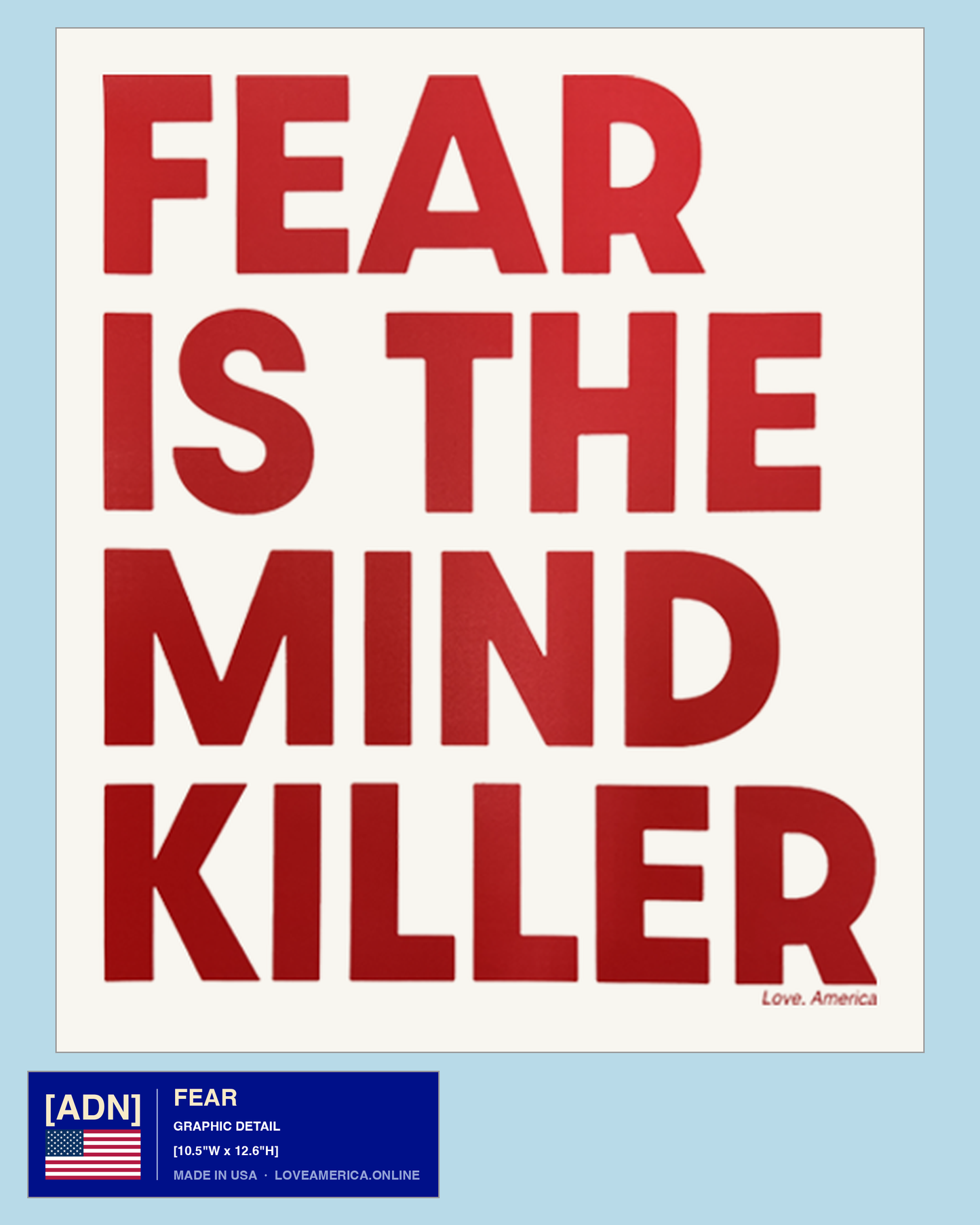 Fear — graphic detail