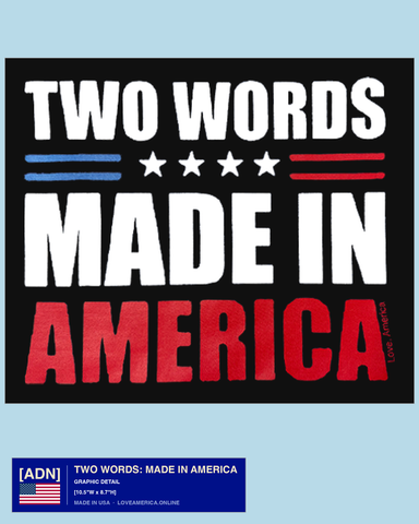 Two Words: Made In America — graphic detail