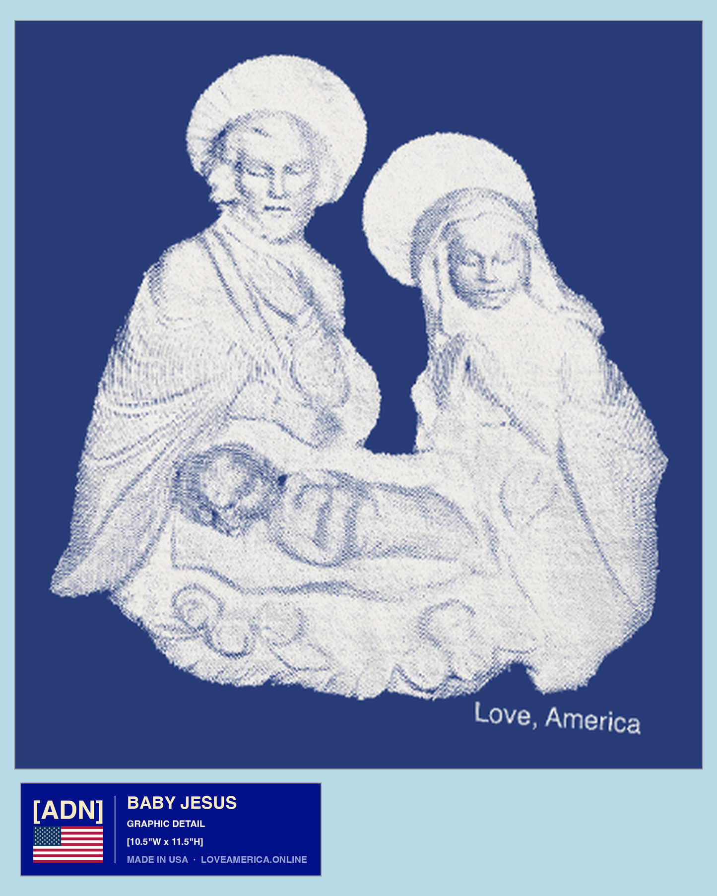 Baby Jesus — graphic detail