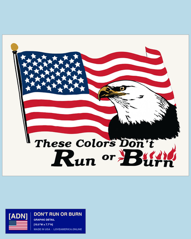Don't Run or Burn — graphic detail