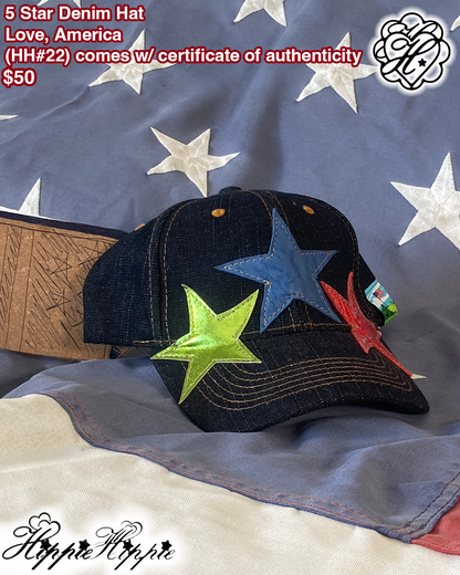 5 Star Denim Cap (𝓗𝓗#22)