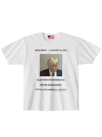 Trump Mugshot — Love, America