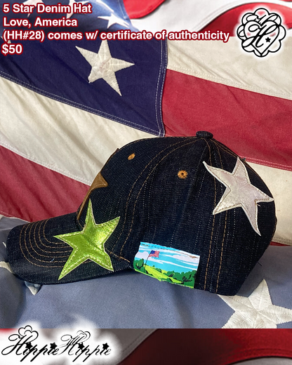 5 Star Denim Cap (𝓗𝓗#28)
