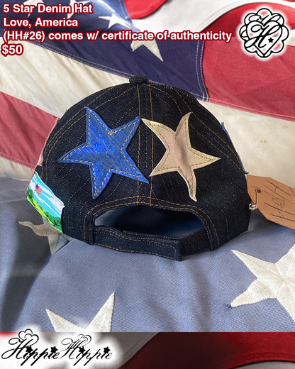 5 Star Denim Cap (𝓗𝓗#26)