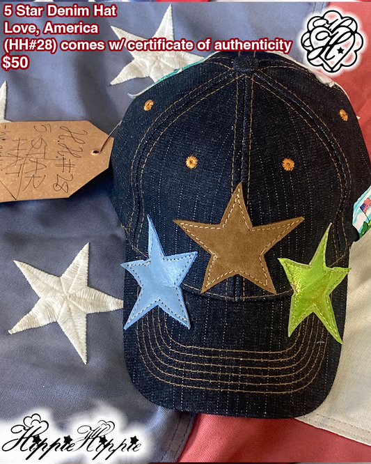5 Star Denim Cap (𝓗𝓗#28)