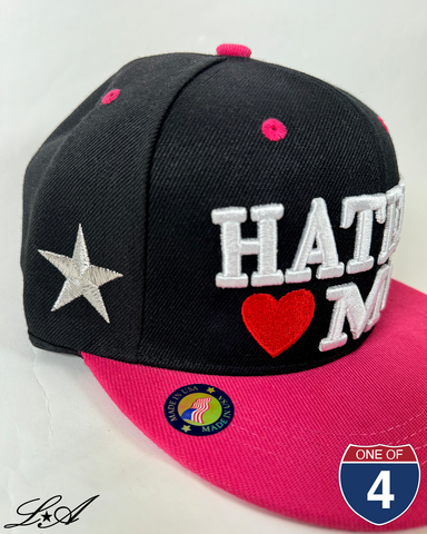 HATERS HAT (PINK)