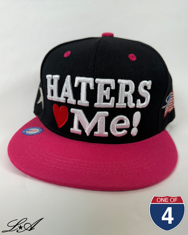 HATERS HAT (PINK)
