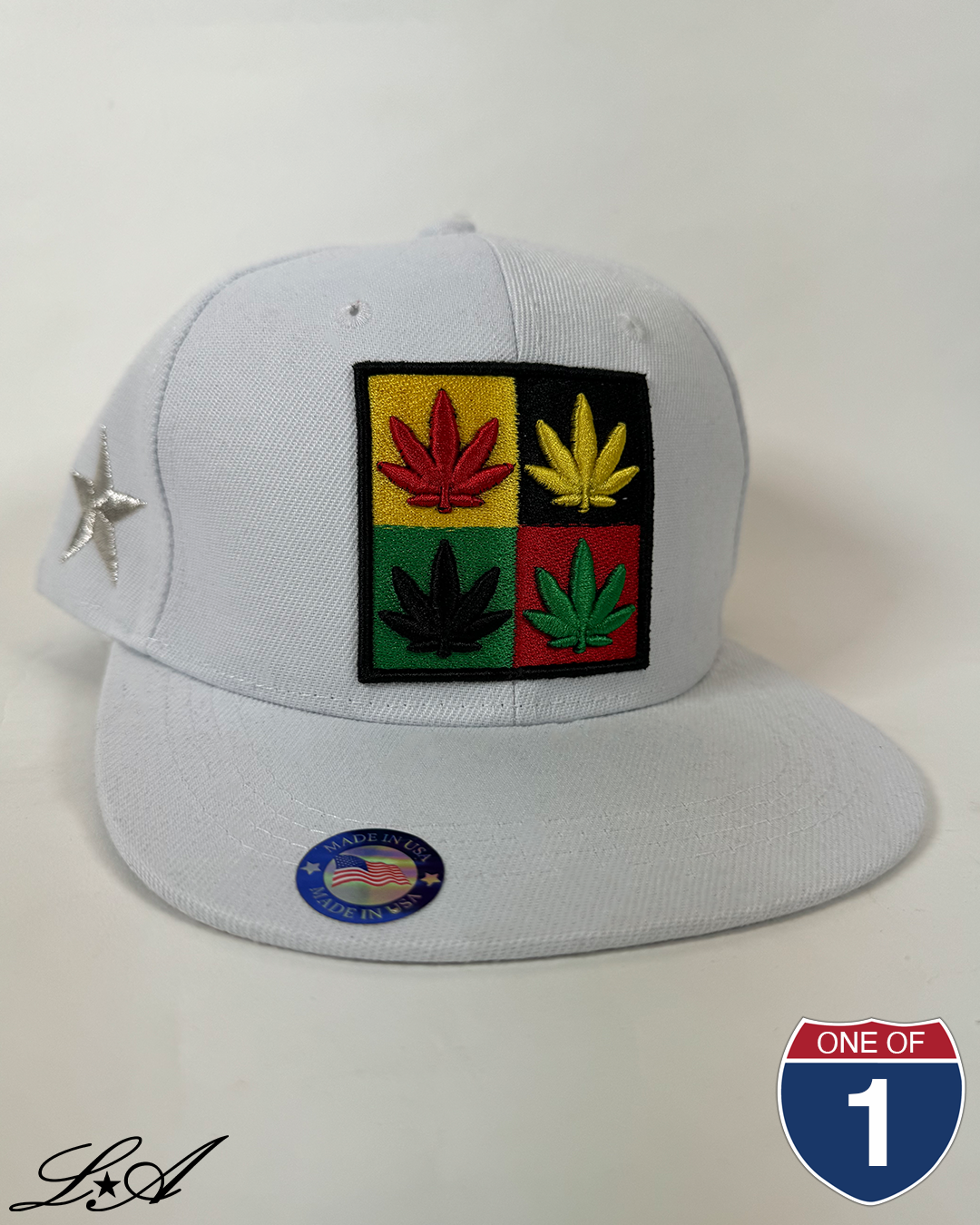 WEED HAT (WHITE)