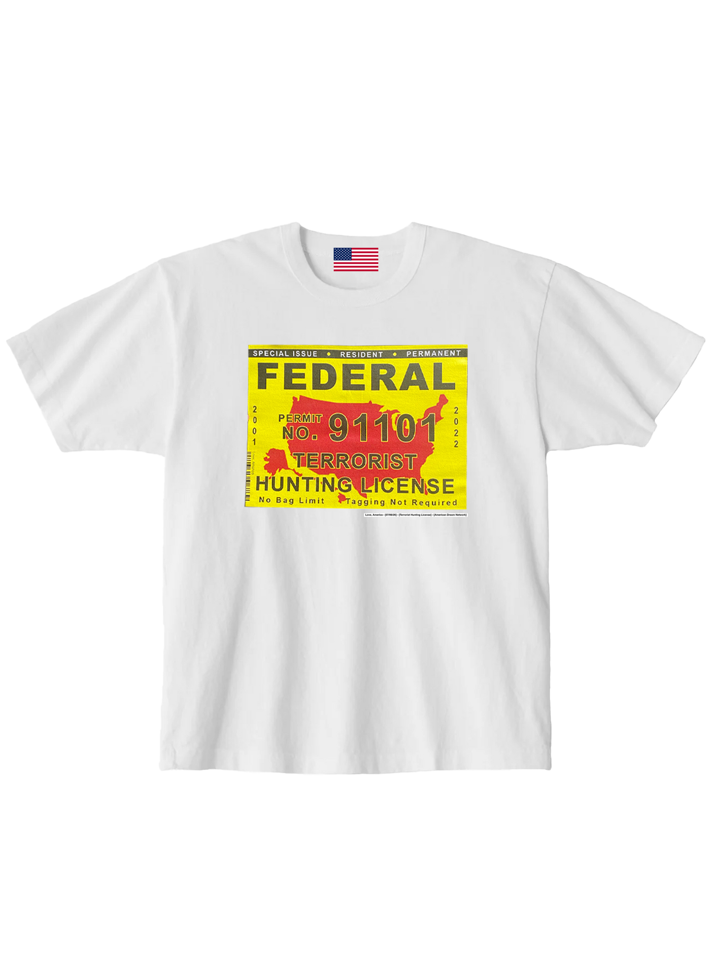 Terrorist Hunting License — Love, America
