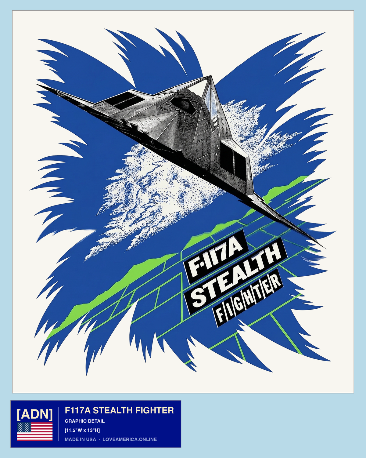 F117A Stealth Fighter — graphic detail