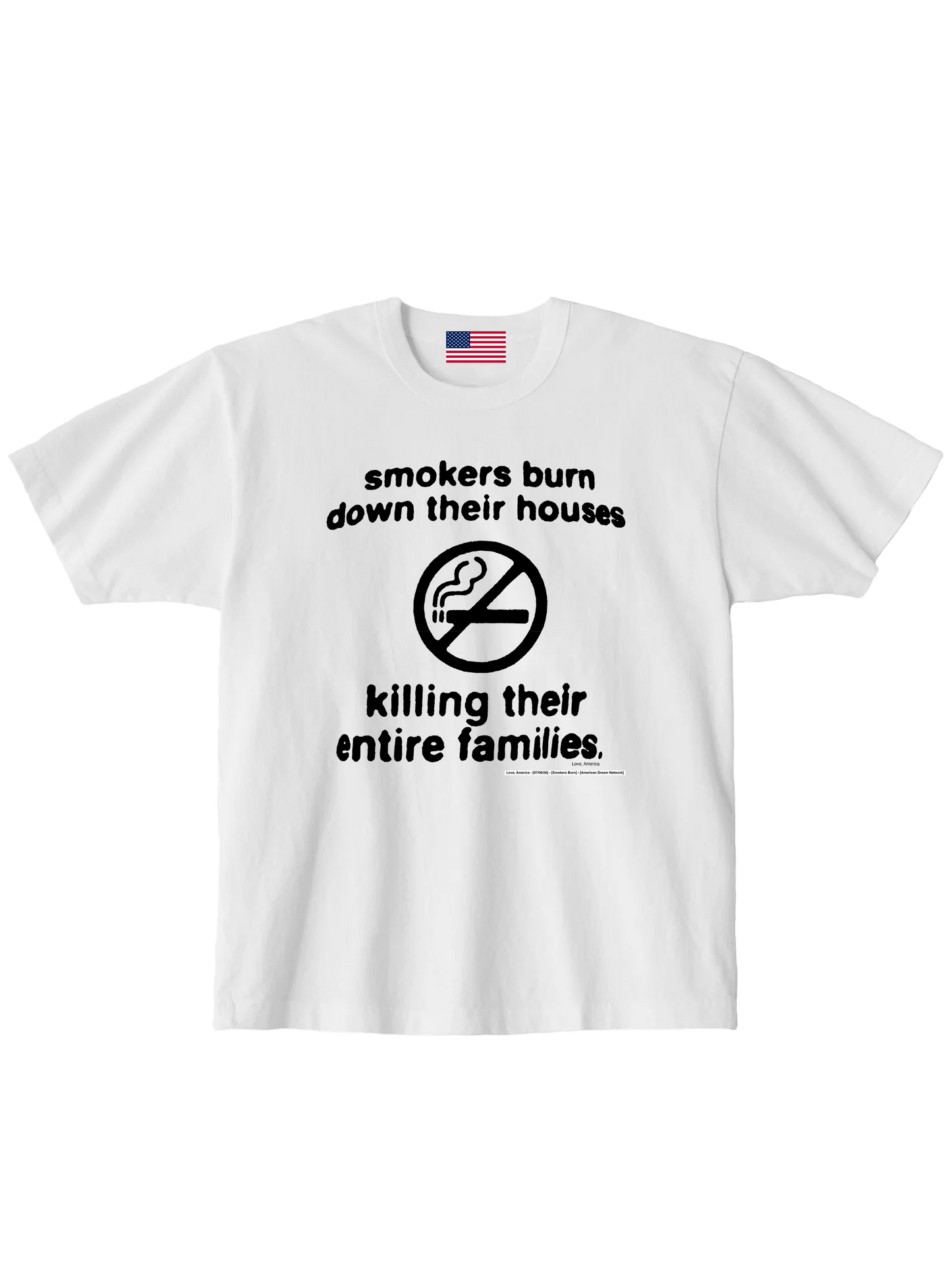 Smokers Burn — Love, America