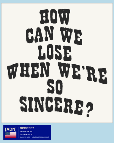 Sincere? — graphic detail